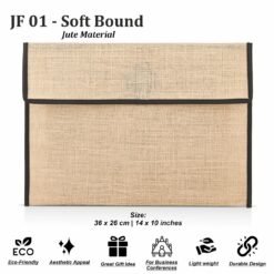 Soft Bound Jute Folder GCJF 01