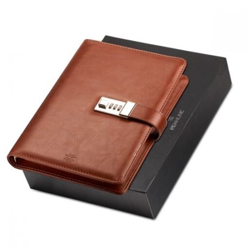 Organizer With 4000 MAH Power bank And Password Lock – Brown