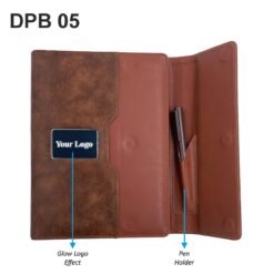 8,000 MAH Wireless Power Bank Diary with Glow LED Plate & Metal Pen GCDPB 05