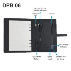 8,000 MAH Wireless Power Bank Diary GCDPB 06