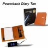 5000 MAH Power Bank Diary Tan GCDPB 09