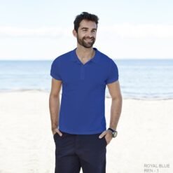 Ruffty Endurance Collar T-shirt-ROYAL-BLUE