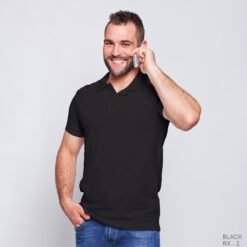 Ruffty X Collar T-shirt- Black