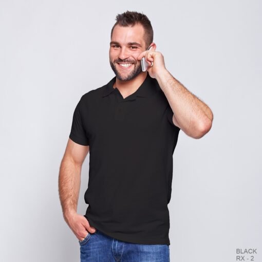 Ruffty X Collar T-shirt- Black