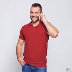 Ruffty X Collar T-shirt-Red