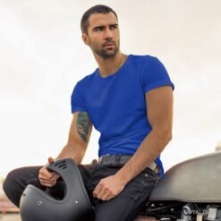 Ruffty X Crew Neck T-shirt-ROYAL-BLUE