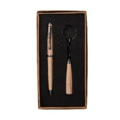 Stunning Wooden Finished 2 in 1 Gift Set EK2571