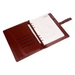 Elegant Dark Brown Leather Finished 8000 MAH Power Bank Diary EK10243