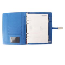 Classy Blue Jute 8000 MAH Diary Power Bank with 16gb Pendrive EK10103