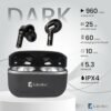 Kabellos Dark TWS Earbuds EK1401