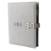 Classy Jute Grey Power bank Diary 8000MAH EK10105