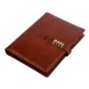 Brown Leather Finished 8000MAH Power bank Diary EK1099
