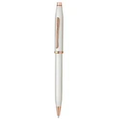 Cross AT0082WG-113 Century II Pearlescent Lacquer Ballpoint Pen White with Rose Gold Trims 7 Cross AT0082WG-113 Century II