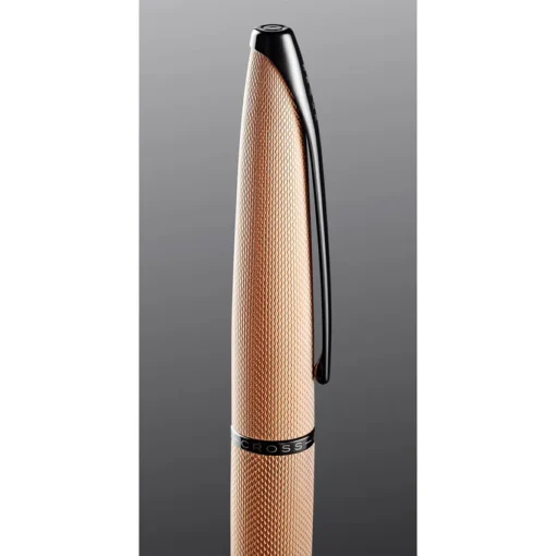 Cross 882-42 ATX Ballpoint Pen Brushed Rose Gold With Black Trims 4 Cross 882-42 ATX Ballpoint Pen Brushed Rose Gold With Black Trims