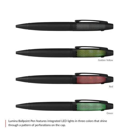 Cross Lumina Lacquer Light-up Ballpoint Pen Matte Black