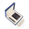 Gift Set Lapis Bard Contemporary Ballpoint Pen With Mayfair Credit Card Holder Black With Chrome Trims