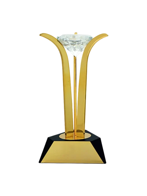 Diamond Trophy with Wooden base GCZ 1021