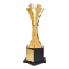 Diamond studded with Hexagonal wooden base Trophy GCZ 1048 2 Diamond studded with Hexagonal wooden base Trophy GCZ 1048