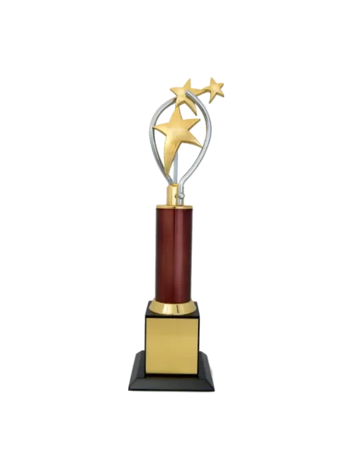 Stars looping out from the ring Trophy GCZ 1092
