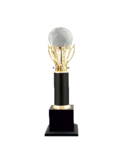 World Globe in Crystal Trophy GCZ 1113