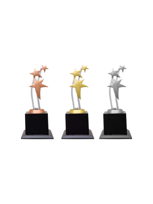 Three Stars Metal Trophy GCZ 1116
