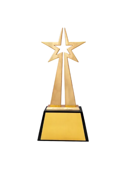 Sleek Star Metal Cut Trophy GCZ 1120