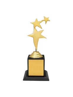 Three Stars Metal Trophy GCZ 1126