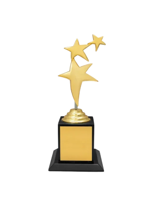 Three Stars Metal Trophy GCZ 1126