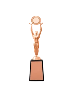 Big man holding Medal Trophy GCZ 1127