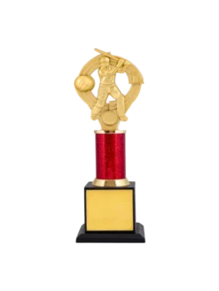A Batsman Hitting the Ball Trophy GCZ 1141
