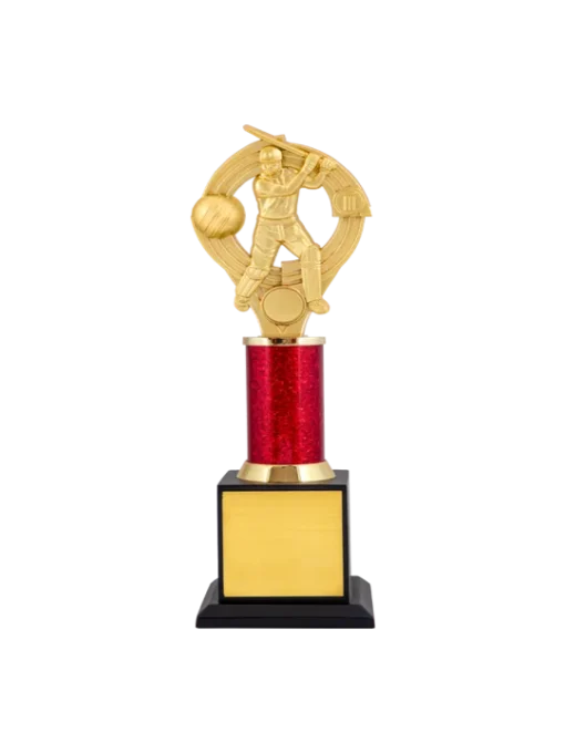 A Batsman Hitting the Ball Trophy GCZ 1141