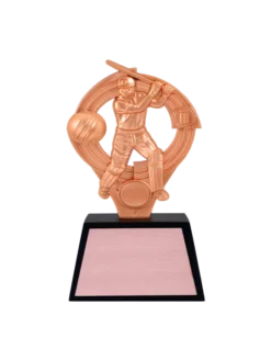 A Batsman Hitting the Ball Trophy GCZ 1143