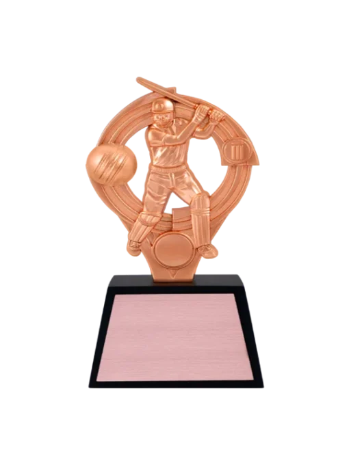 A Batsman Hitting the Ball Trophy GCZ 1143