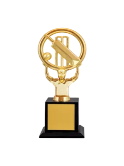 Cricketer Carrying A Bat, Ball, and Stumps in the Ring GCZ 1144