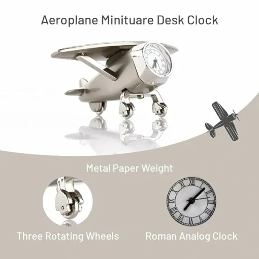 Air Desk Mini Table Clock