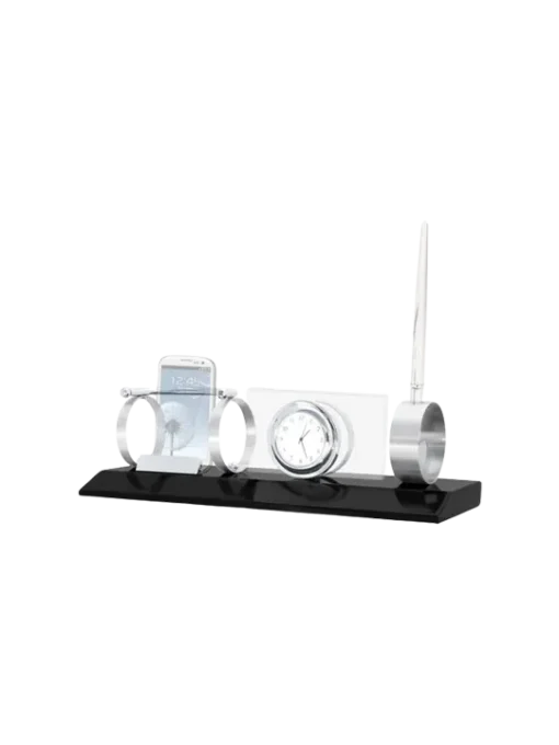 Desktop Organiser with Clock and Mobile Stand with Pen GCZ 403