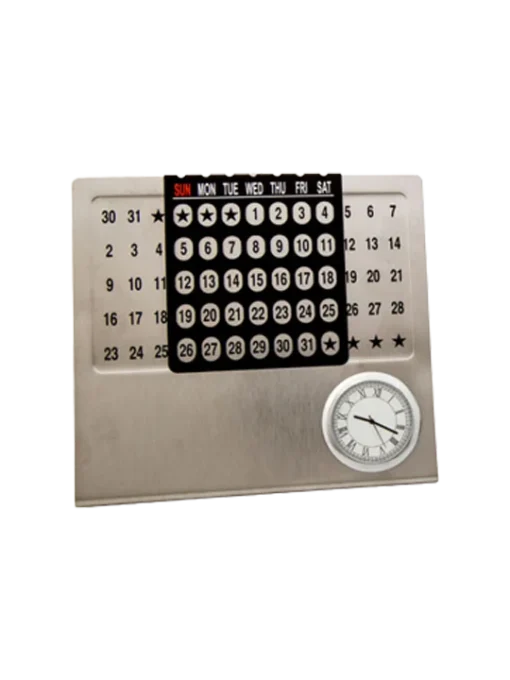 Universal Calendar with Clock GCZ 481