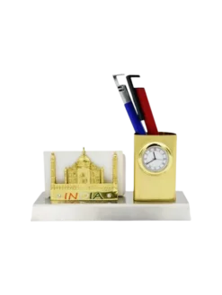 Taj Mahal visiting card holder with Clock GCZ 558