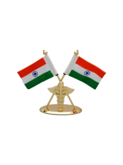 Indian Flag with a Doctor Logo GCZ 572