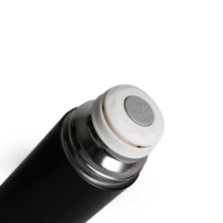 Black Vacuum Flask Gift Set- Bottle with 3 Cups 11 Black Vacuum Flask Gift Set- Bottle with 3 Cups