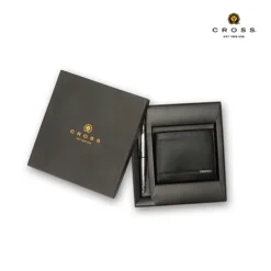 Cross Wallet With Luxury Agenda Pen