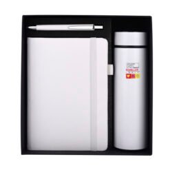 Glory 3 in 1 White Gift Set (Plastic Pen) EK37309