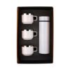 Honor Matte White Temperature Bottle With 3 Steel Cups EK37428