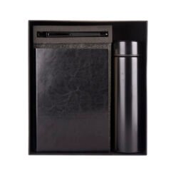 Impulse 3 in 1 Black Gift Set (Soft bound diary, Pen, Bottle) EK37377