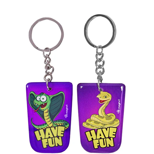 Keychains - Its Time for some Funnn! 3 Keychains - Its Time for some Funnn!