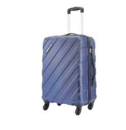 Safari Nuvalo Midnight Blue Trolley Bag with 360 Degree Wheeling System