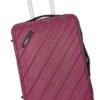 Safari Nuvaldo WINE RED Trolley Bag with 360 Degree Wheeling System
