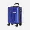 Safari Cargo Neo Metallic Blue Trolley Bag with TSA lock and Dual Wheels