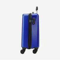 Safari Cargo Neo Metallic Blue Trolley Bag with TSA lock and Dual Wheels