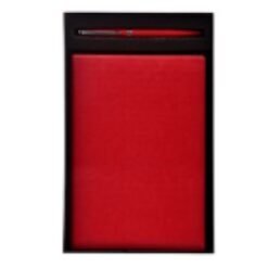 Sleek 2 in 1 Red Gift Set (Soft bound diary and Pen) EK2560